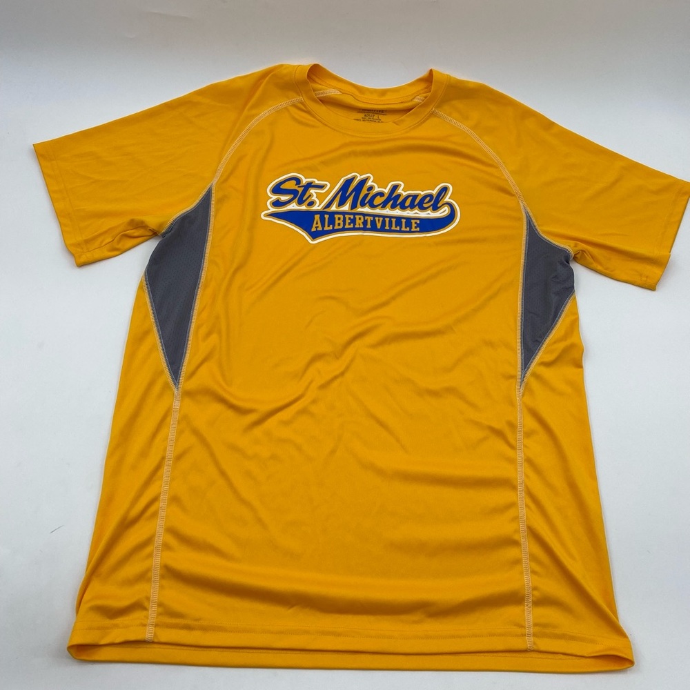 High Five T-Shirt Mens Tee Shirt MESH L Yellow jersey 1 St Michael